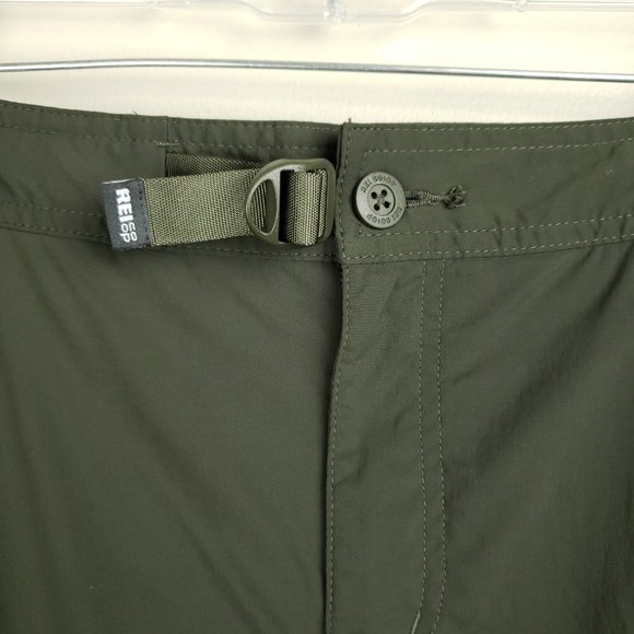 REI Co-op Sahara Women's Convertible Pants Green Outdoor Hiking Lightweight 20W - Picture 2 of 10